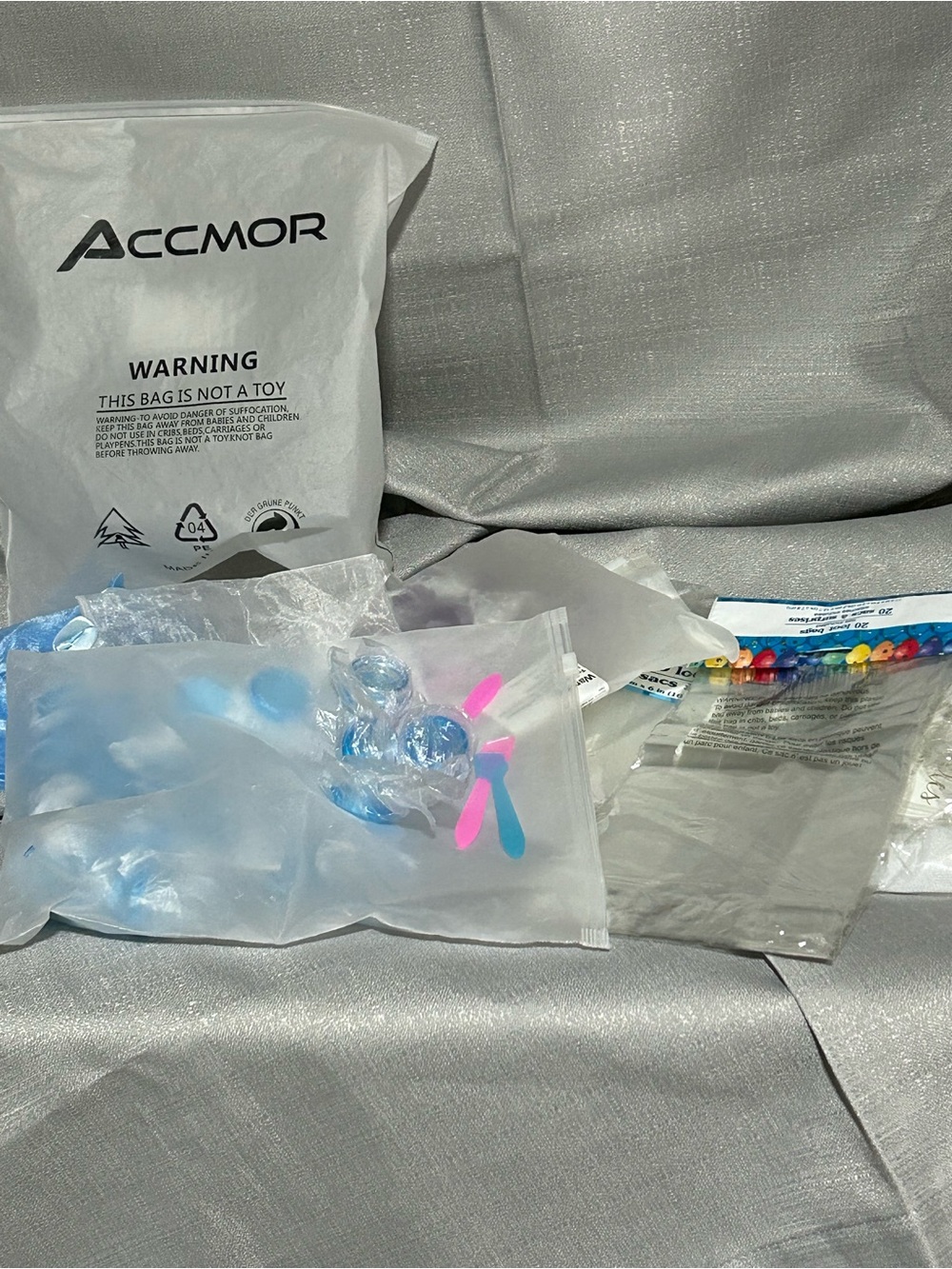 ♦️ Accmor Replacement Earbuds & Accessories - Blue and Pink Accents